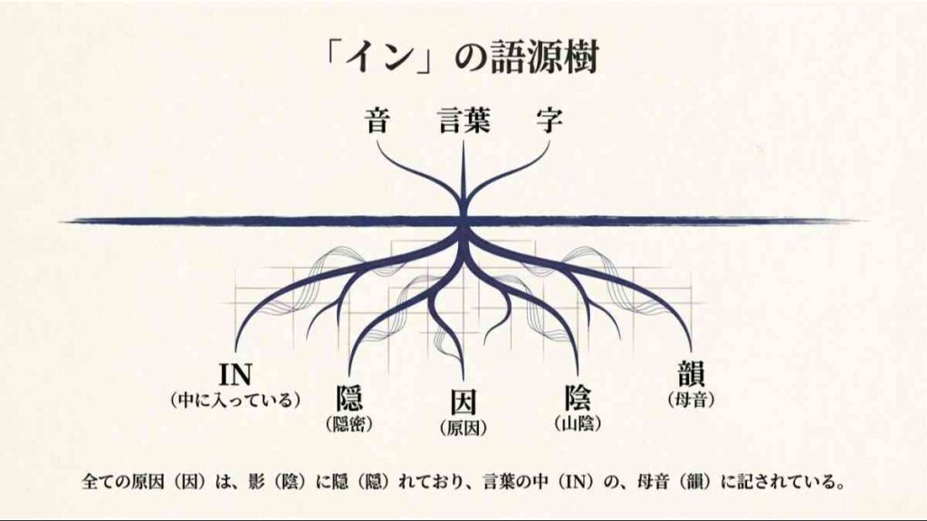 インの語源樹の図