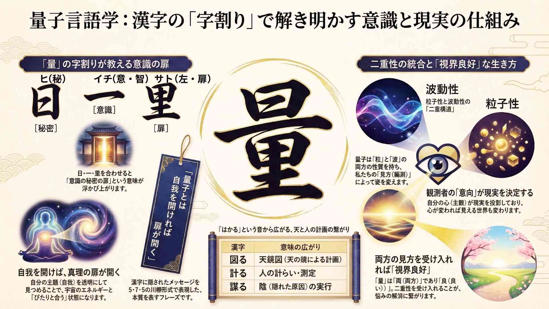 量子言語学の概要図