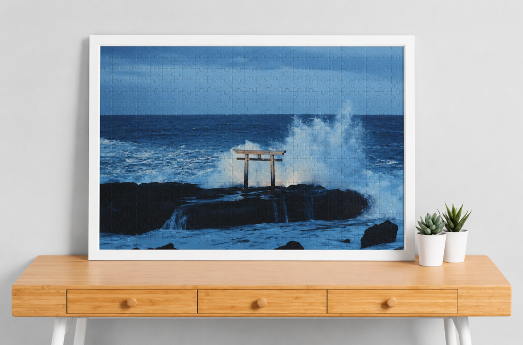 Sensory Jigsaw Puzzle「茨城の風景」木製ジグソーパズルの画像